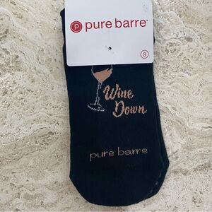 Pure Barre Wine Down Socks Small